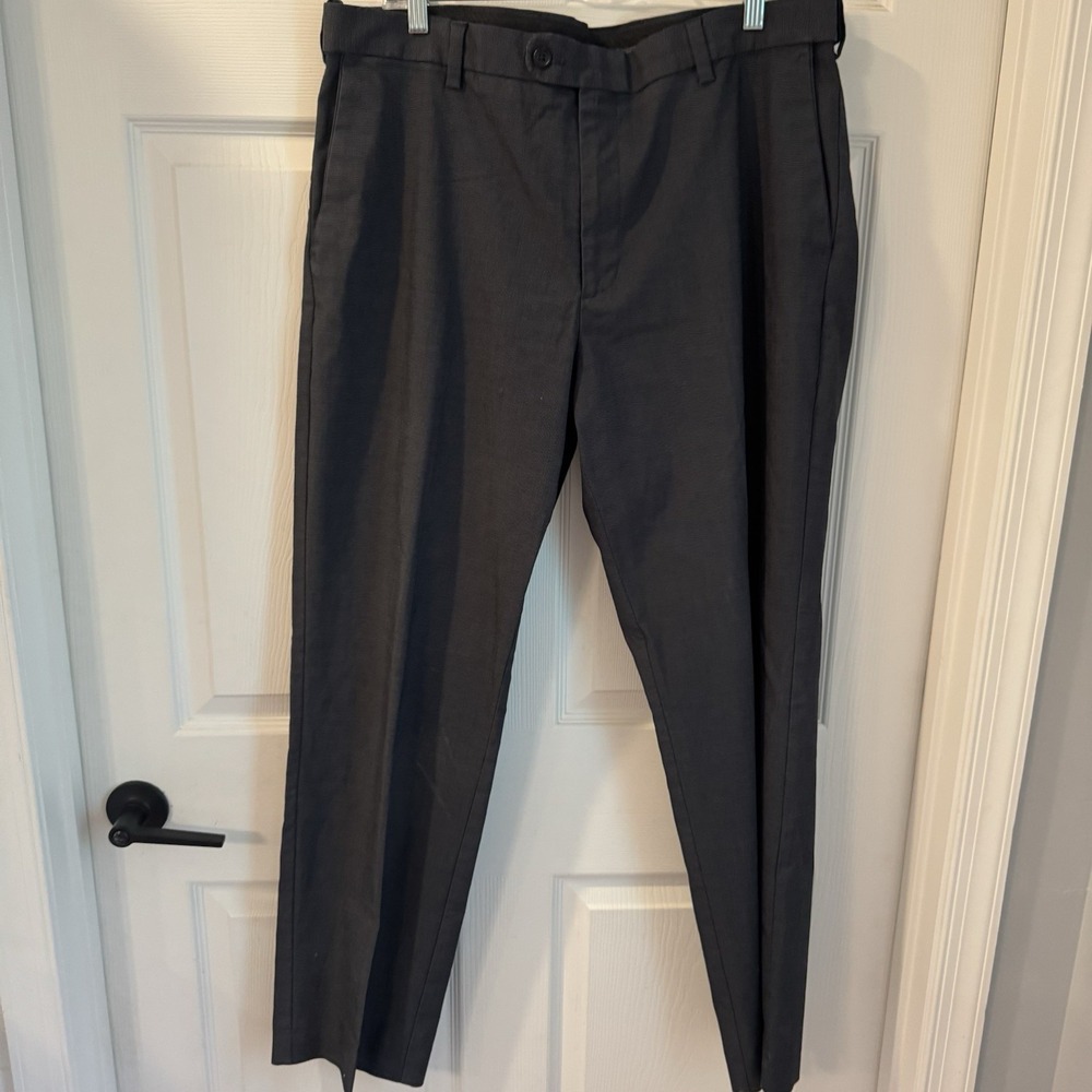 Kirkland signature mood indigo Pin Dot navy blue men's Dress pants 38x32